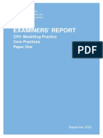 IandF - CP2 Paper 1 - 202209 - Examiner Report