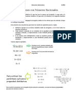 Trabajo Práctico Nº1. Ecuaciones Con Racionales.