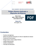 Tailings 2021 - Peligro Sísmico Aplicado A Depósitos de Relaves