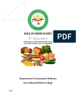 2.role of Fibers in Diet