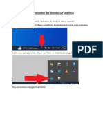 Tutoriel Pour La Synchronisation Des Données Sur OneDrive