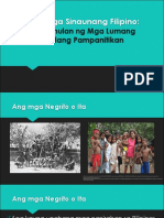 Aralin 2 - Ang Mga Sinaunang Filipino-Pinagmulan NG Akdang Pampanitikan PDF