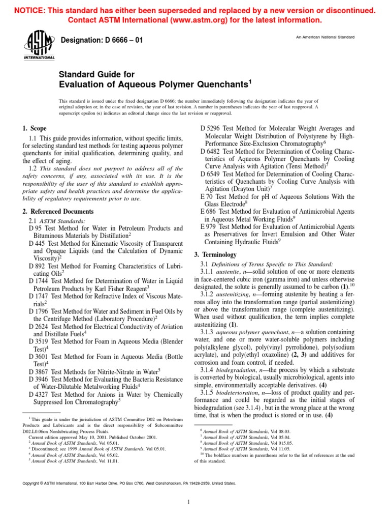 D 6666 - 01 Rdy2njytmde - PDF | PDF | Ph | Boiling