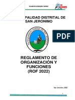 ROF Municipalidad San Jerónimo