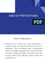Uses of Prepositions-10