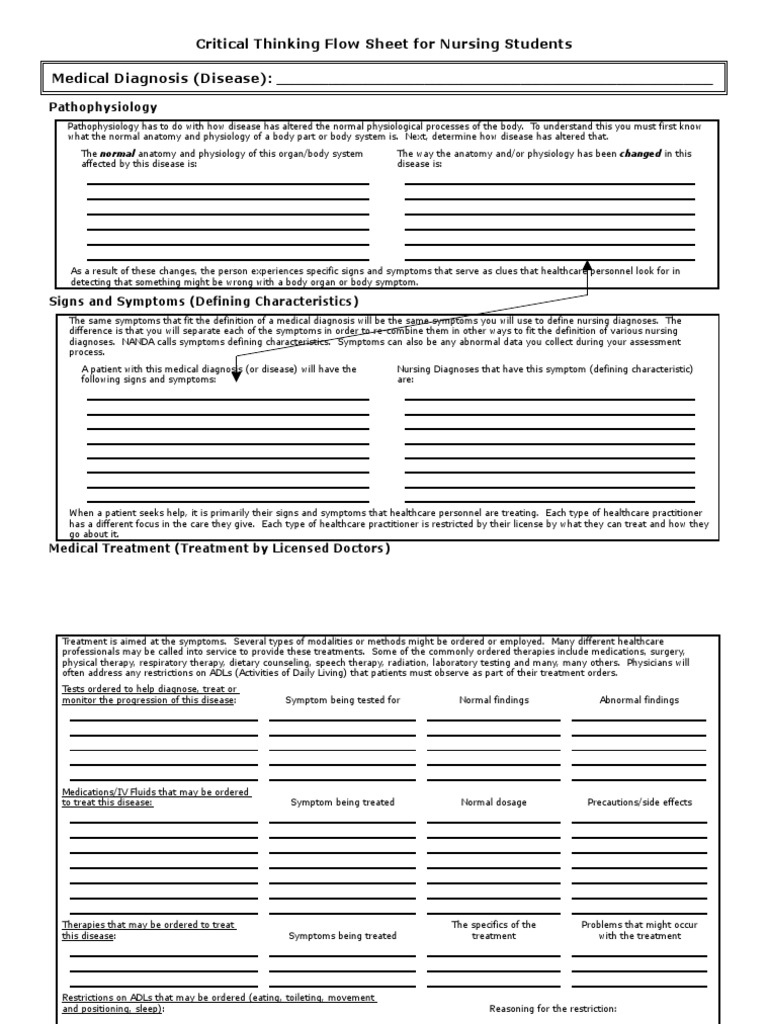 Flow of critical thinking picture