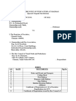 Index S.N o Date Documents PG - No