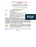 Requerimiento de contratación de persona natural para descolmatación y encauzamiento de riachuelo en Manitea