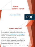 Cours Législation de Travail-Séance Introductive PDF