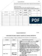 Formato #04-MGSST-GPI Registro de Entrega de RISST y de Conociendo Peligros, Riesgos y Medidas de Control Ver 01