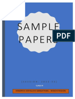 SAMPLE PAPERS IX - Compressed PDF