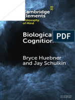 Huebner & Schulkin (2023) - Biological Cognition