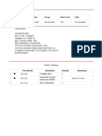 FA2885-00 Fan Drive Belt PDF