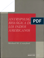 Antropologia Biologica de Los Indios Americanos