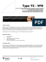 SW 2 KV VFD Cable Formal Data Sheet