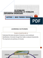 Lecture 3 Rock-Forming Minerals