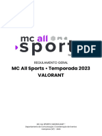 Regulamento Geral - MC All Sports - Temp. 2023 - VALORANT