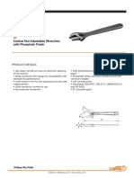 Central Nut Adjustable Wrenches With Phosphate Finish