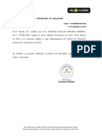Certificado de Afiliación AFPModelo PDF