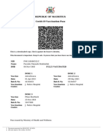 Vaccination Pass PDF
