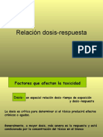 Relación Dosis-Efecto