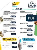 Precios Menú Lacafe