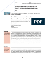 2020 - Una Respuesta Ética en La Atención A Residencias de Ancianos en La Pandemia - España