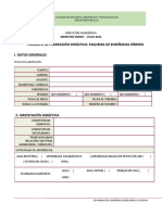 Formato de Planeación Academica