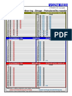 Vozni Red: Kvaternikov TRG - Struge - Petruševe Ko Naselje