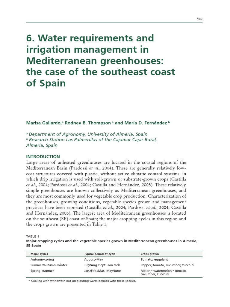 Chap 6 Water Requirement and Irrigation PDF Evapotranspiration