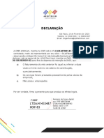 Declaração Retenção INSS Itaparica