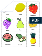 Loteria de Frutas y Verduras Ok