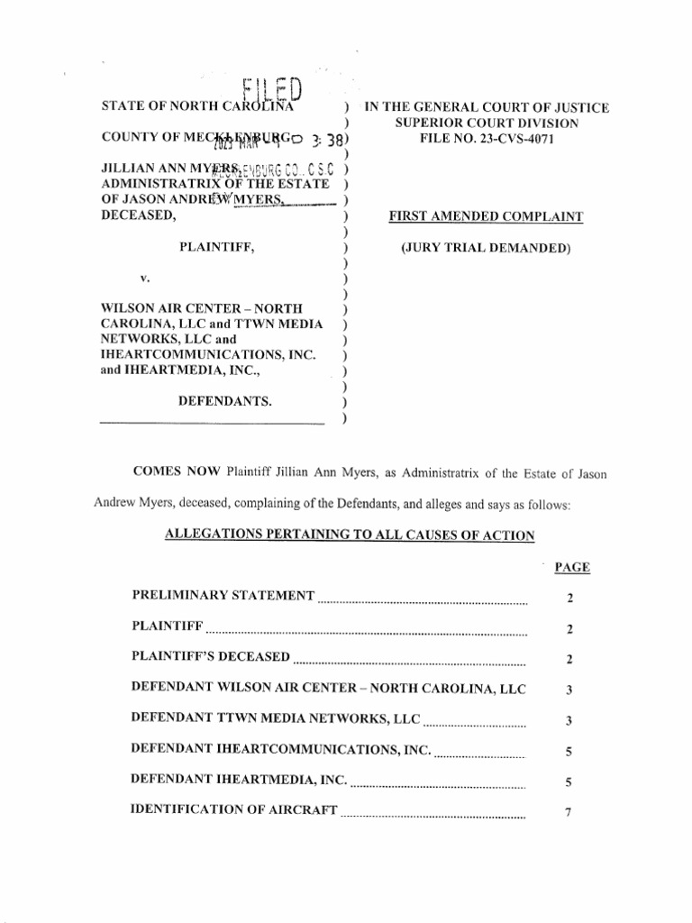 Myers First Amended Complaint PDF