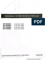 CAT Lift Trucks Operation & Maintenance Manual DP150NM1