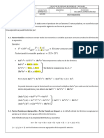 Guía de Factorización