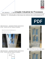 13 - Prática. Introdução A Técnicas de Sintonia de Controladores PI PDF