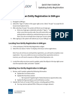 Quick Start Guide For Updating An Entity Registration PDF