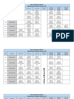 UAF Computer Science Timetable