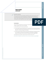 Mood Diary Worksheet PDF