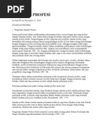 Download STANDAR PROFESI by kontten SN63066796 doc pdf