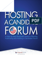 Hosting Candidate Forum Nonprofit Guide 1 PDF