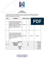 Oferta económica contrato aseo y cafetería