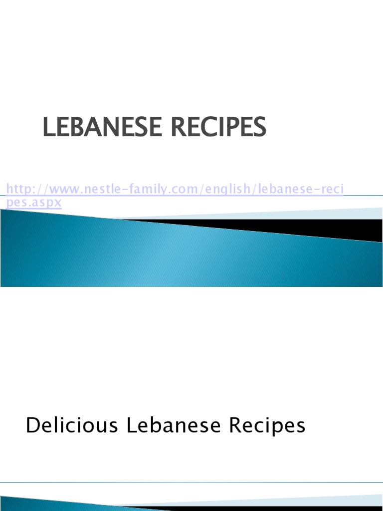 Lebanese Cooking | PDF | Eggplant | Garlic