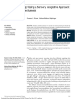 1 - Occupational Therapy Using A Sensory Integrative Approach