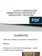 Elementos de La Comunicacion Dramática