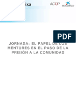 Jornada. El Papel de Los Mentores en El Paso de La Prision A La Comunidad PDF