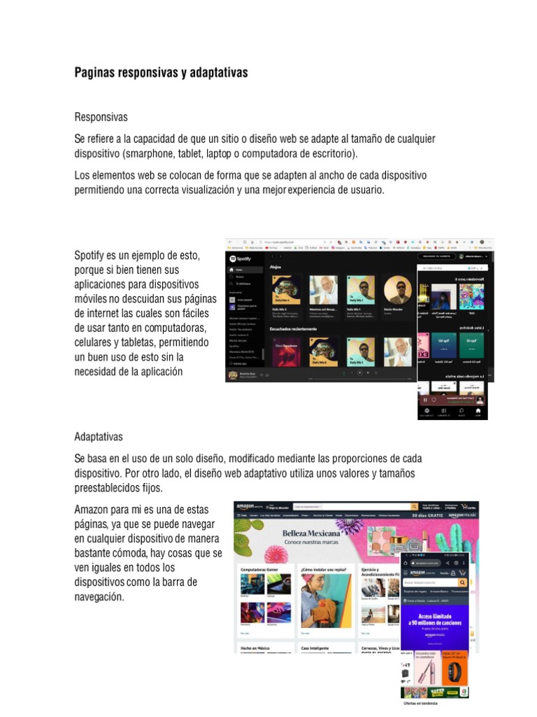 Paginas Responsivas y Adaptativas | PDF