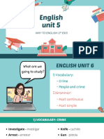 2ºeso Inglés - Way To English Unit 5 PDF