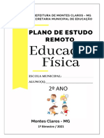 Ed. Fís. Plano de Estudo - 2º Ano PDF