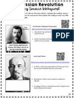 QR codes and websites for Russian Revolution readings